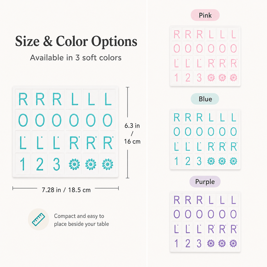 American Mahjong Charleston Practice Board – Passing Guide for Beginners, 3D-Printed