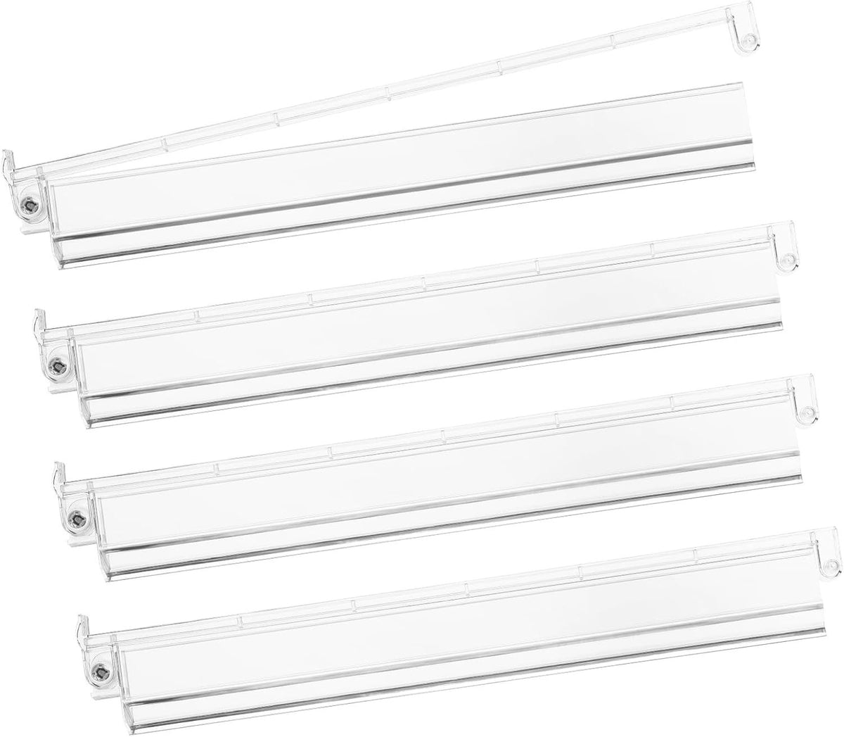 American Mahjong Racks with Pushers – Set of 4, All-in-One Tile Racks in 4 Colors