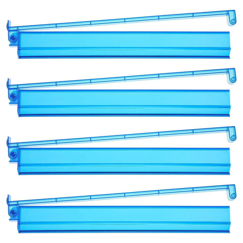 American Mahjong Racks with Pushers – Set of 4, All-in-One Tile Racks in 4 Colors