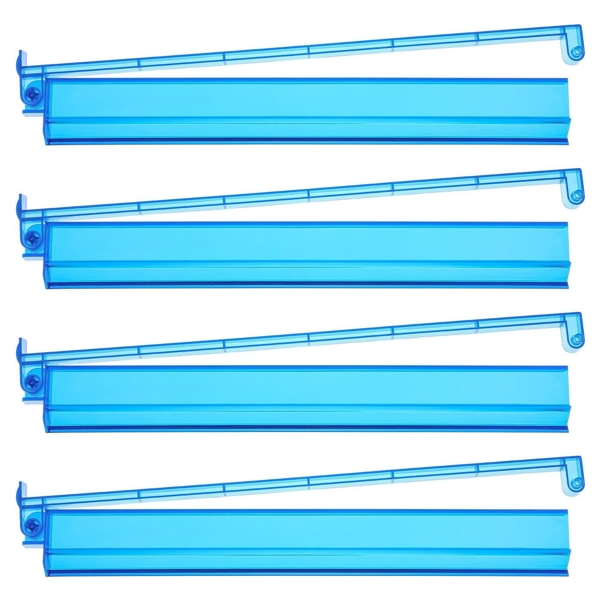 American Mahjong Racks with Pushers – Set of 4, All-in-One Tile Racks in 4 Colors