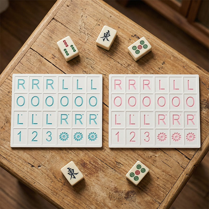 American Mahjong Charleston Practice Board – Passing Guide for Beginners, 3D-Printed