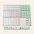 Jade Garden American Mahjong Set – 160 Acrylic Tiles with Jokers, Chinoiserie Design